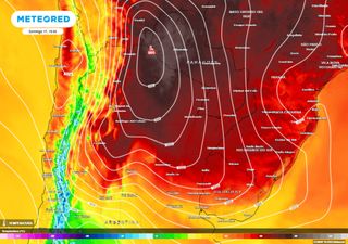 Fin de semana con más de 40 °C, fuertes vientos, e importante cambio de tiempo en Argentina