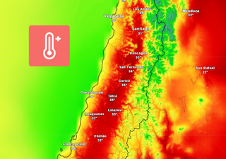 Fin de semana caluroso en Chile central: altas temperaturas y riesgo de incendios