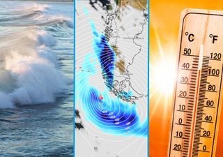 Fin de semana cargado de fenómenos extremos en Chile: marejadas anormales, temporal con río atmosférico y ola de calor