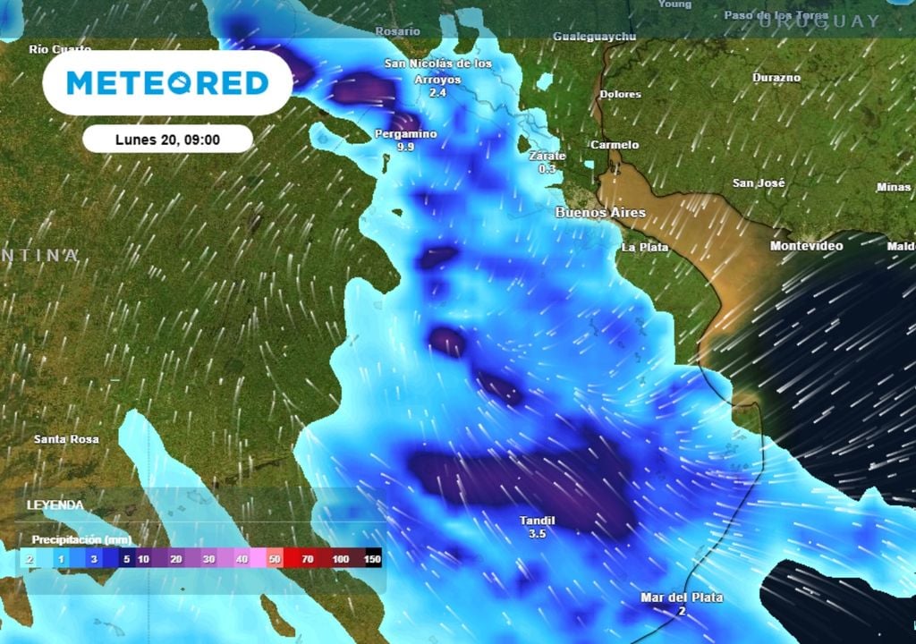 Entre el domingo y lunes las lluvias podrían volver a la ciudad