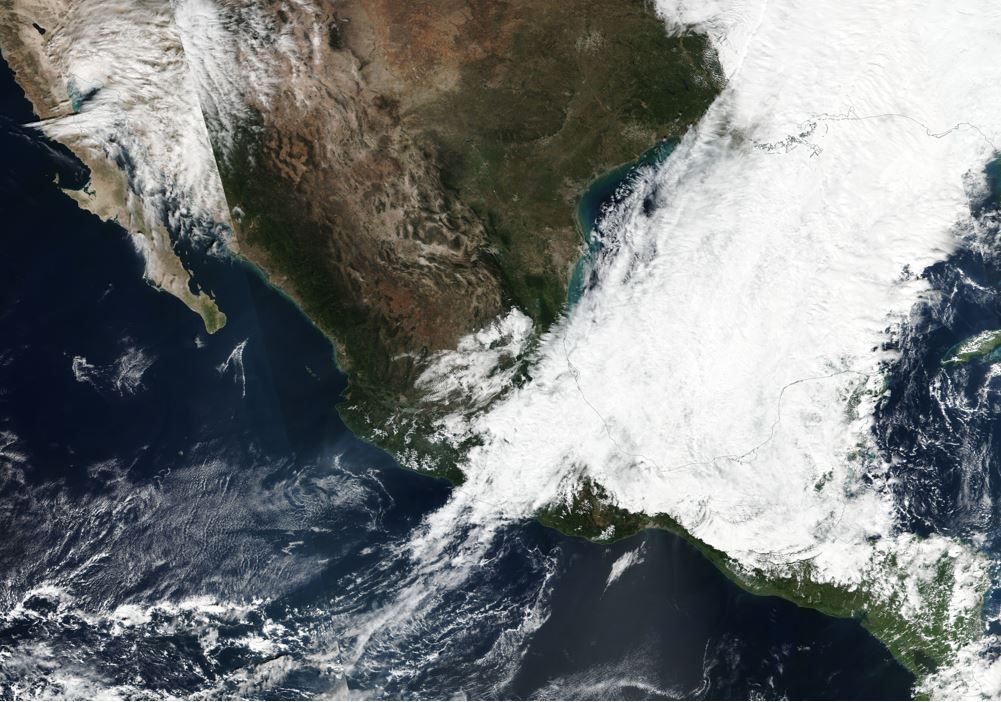 Imagen de satélite NASA-NOAA noviembre 14 de 2018