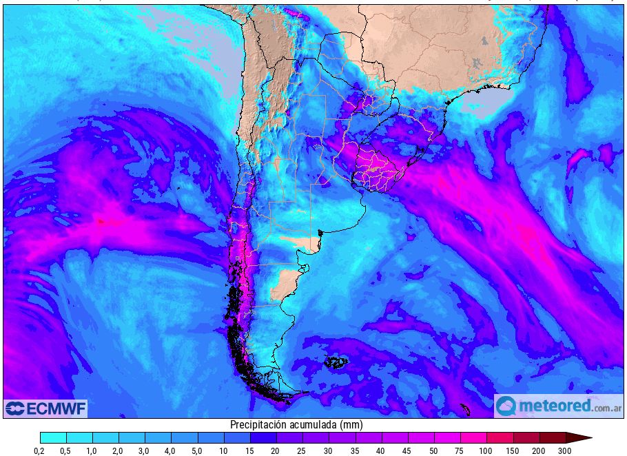 Lluvias modelo ECMWF