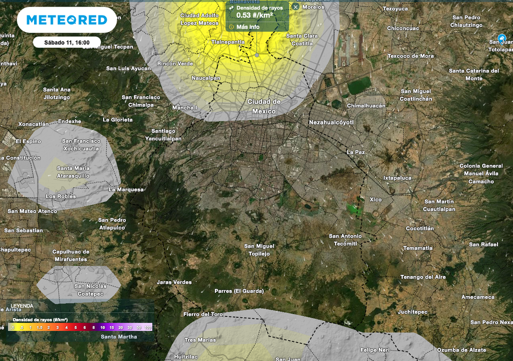 Tormentas eléctricas CDMX
