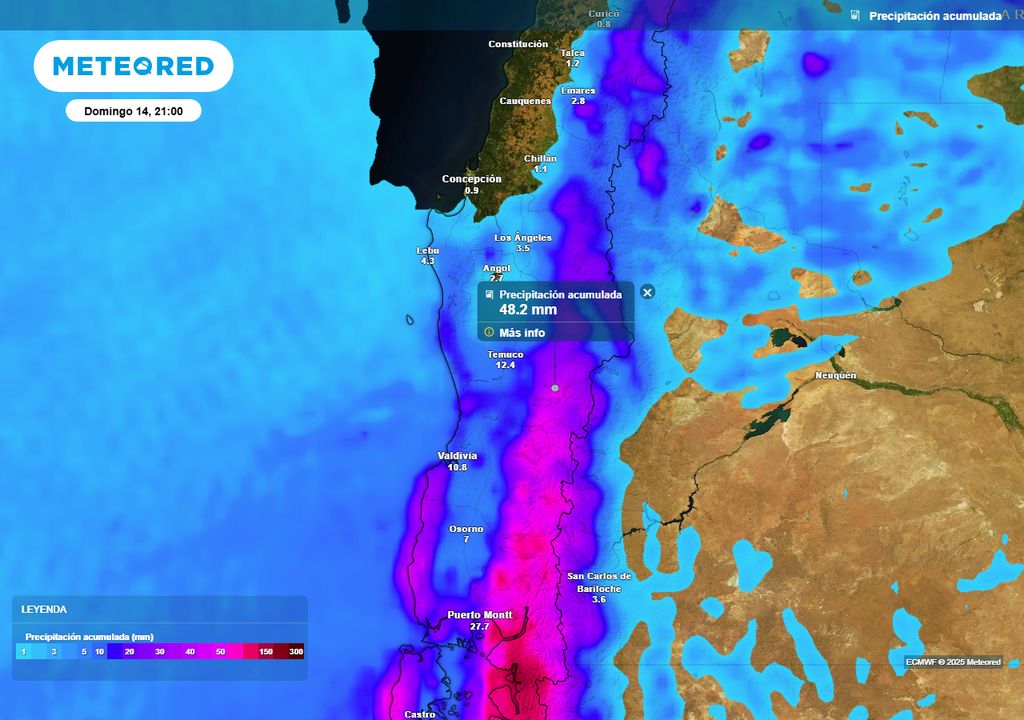 Fin de semana con lluvias en Chile centro sur, Meteored Fin de semana con lluvias en Chile centro sur, Meteored