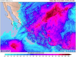 Fin de semana con lluvias superiores al promedio: algo típico en México con el fenómeno de El Niño