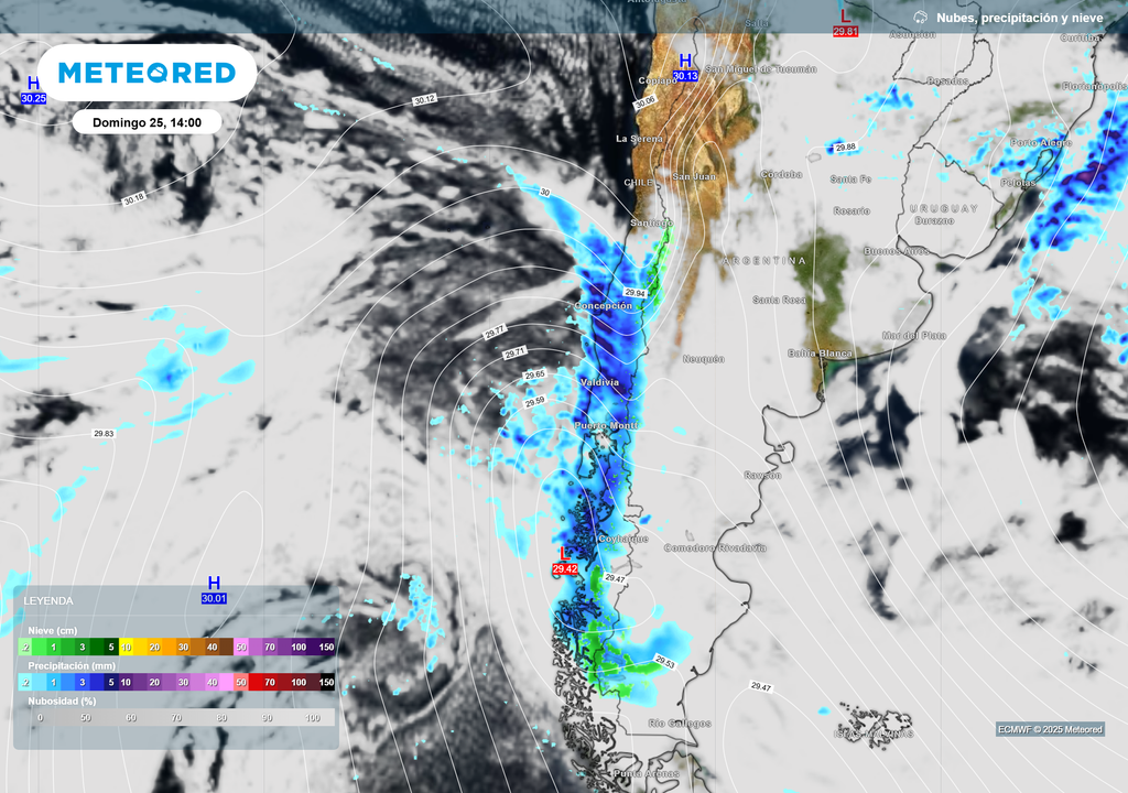 mapa de lluvia y nieve. mapa de lluvia y nieve.
