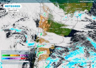 Fin de semana con múltiples alertas: frío, nieve, viento y tormentas en distintas regiones del país