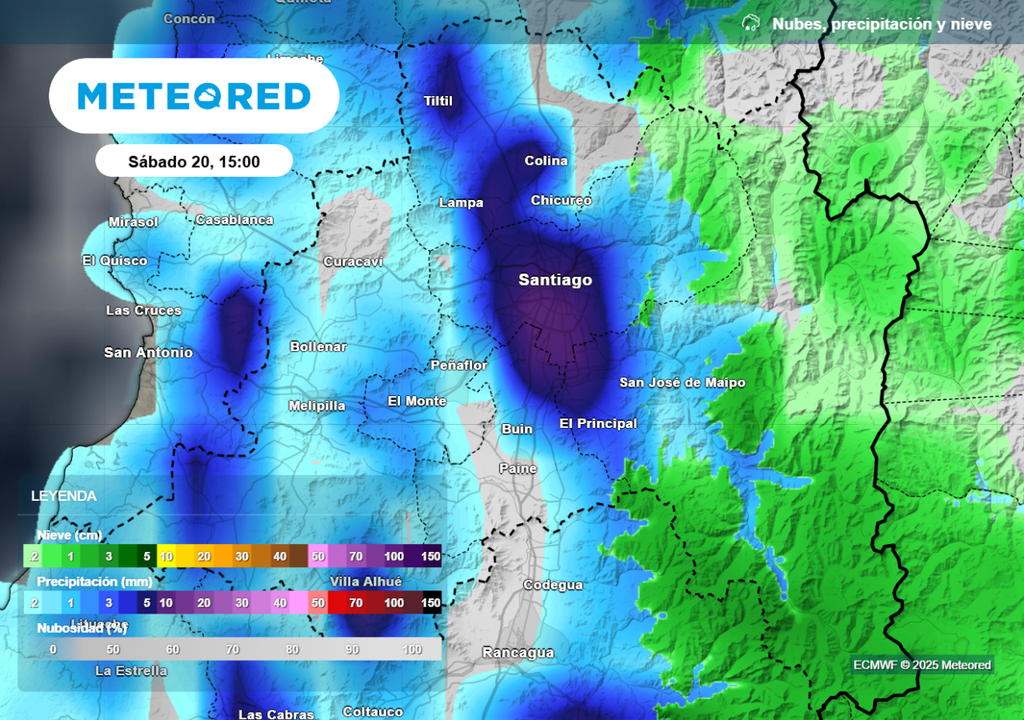 Precipitaciones y nubosidad