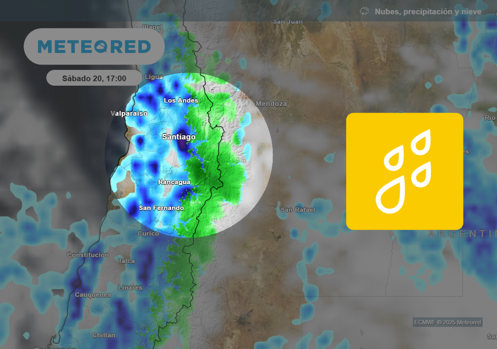 Precipitaciones en Santiago