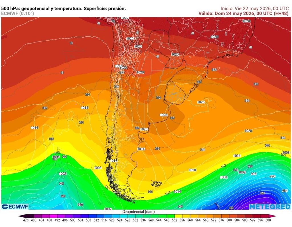Vaguada Vaguada en altura impulsará nubes, inestabilidad y un aire más frío a la Región Metropolitana este fin de semana.