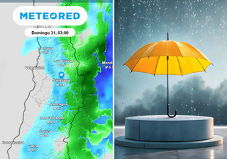 Es oficial: Santiago enfrentará un fin de semana frío, con máximas bajo 14 °C y chubascos aislados desde el viernes