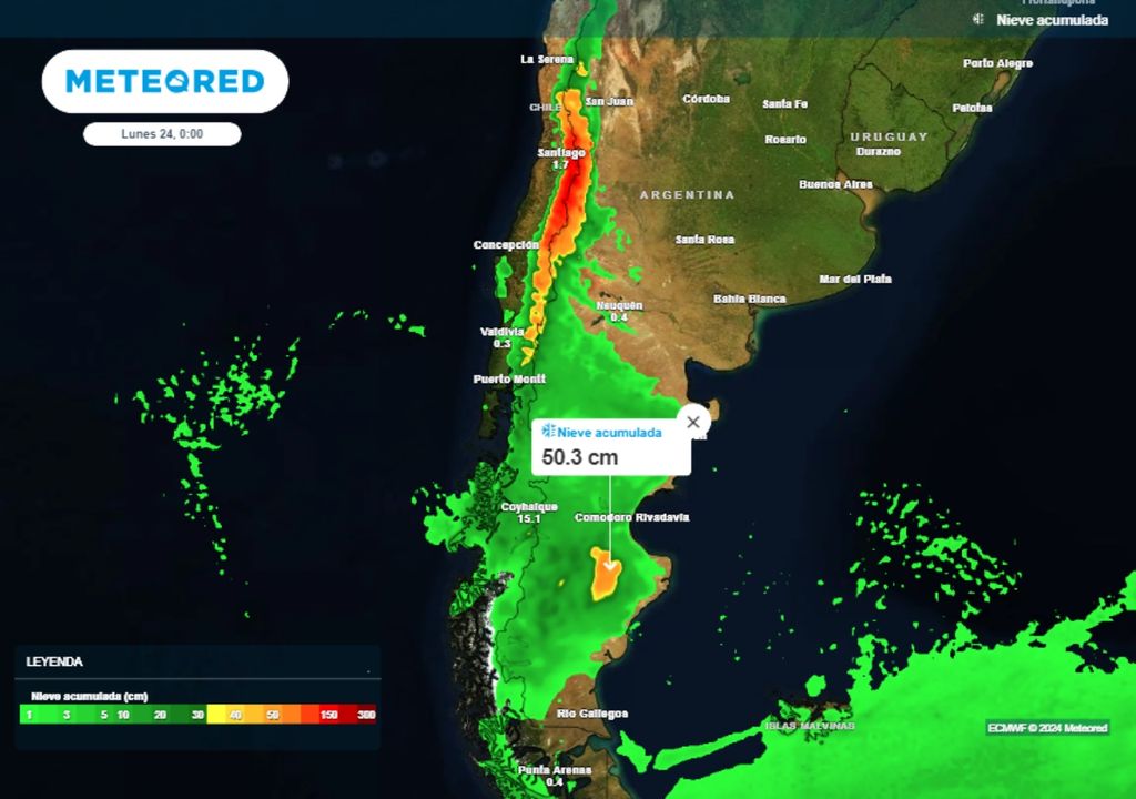 Argentina tiempo clima pronóstico alerta temporal nieve Patagonia nevadas fin de semana largo invierno Argentina tiempo clima pronóstico alerta temporal nieve Patagonia nevadas fin de semana largo invierno