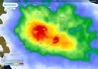 Fin de semana largo de carnaval superinestable en la Costa Atlántica de Buenos Aires: lluvias fuertes con mejorías