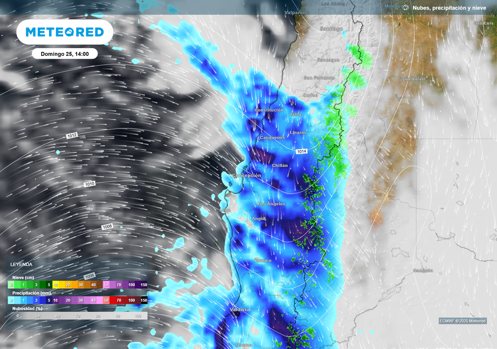 mapa de lluvia y nieve. mapa de lluvia y nieve.