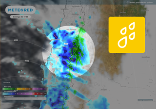 Fin de semana patrimonial: sistemas frontales y río atmosférico traerán hasta 30 mm de lluvia a la zona central