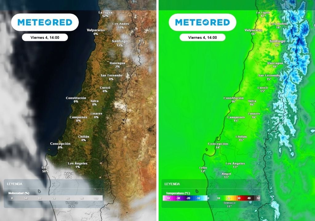 Desde el viernes las nubes comenzarán a cesar y las temperaturas irán lentamente al alza.