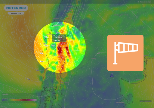 Fin de semana soleado en la zona central, pero con viento Puelche: rachas podr&iacute;an alcanzar los 100 km/h