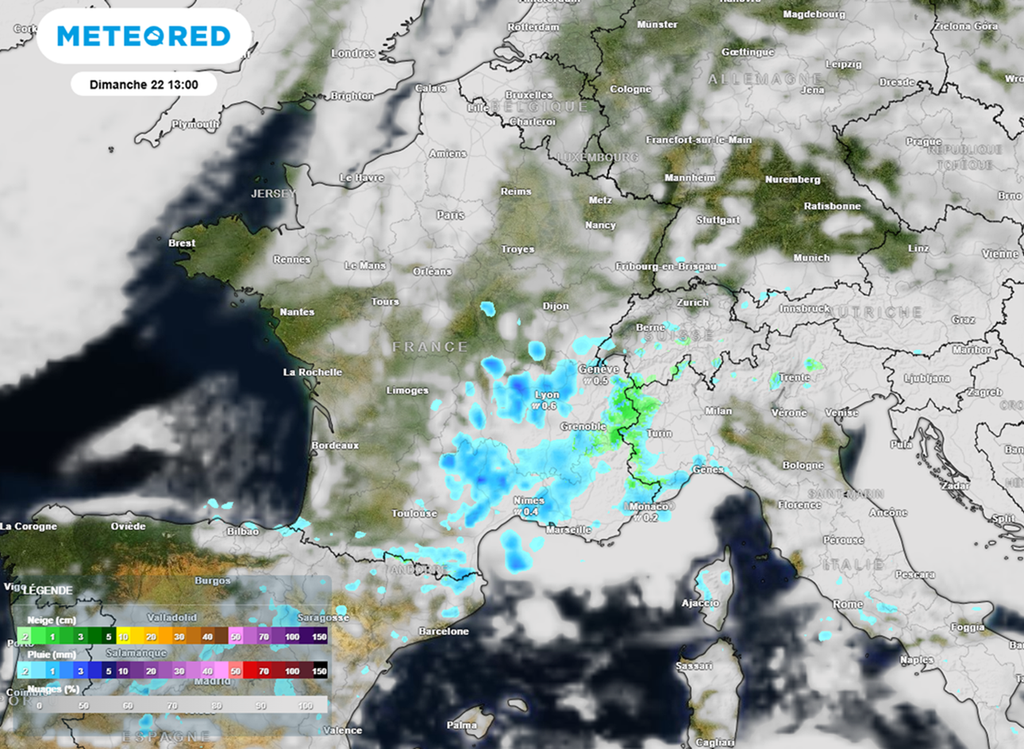Ce week-end, l'instabilité se développera dans le quart sud-est avec des averses et de la neige en montagne.