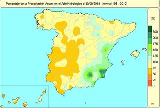 Finaliza el cuarto año hidrológico más seco de este siglo