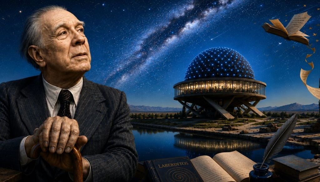 El universo de Borges: el vínculo entre la obra de Jorge Luis Borges y los grandes temas de la ciencia.