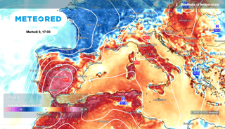 Fino a 8&deg;C di anomalia termica in Italia: il modello europeo colora di rosso la seconda settimana di giugno