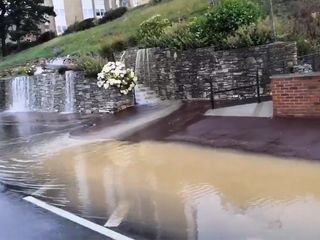 Flash floods in Essex triggered by heavy rainfall