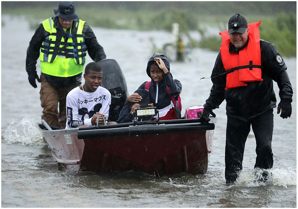 Los rescatistas del huracán Florence Los rescatistas del huracán Florence