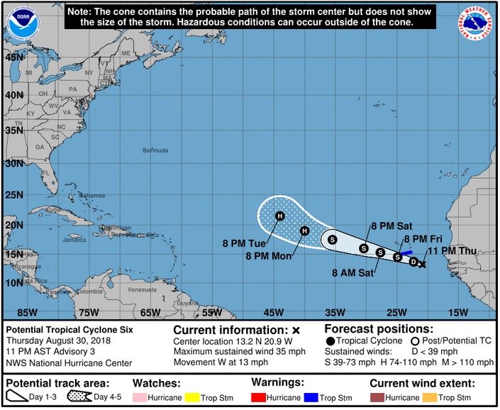 Florence Podría Ser El Próximo Ciclón Tropical En El Atlántico Florence Podría Ser El Próximo Ciclón Tropical En El Atlántico