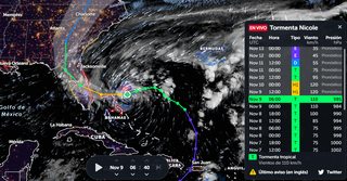 Florida se prepara para la llegada del huracán Nicole con evacuaciones