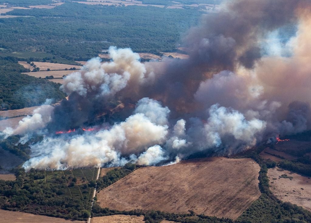 Incendies forêts Indre moitié Nord France été Incendies forêts Indre moitié Nord France été