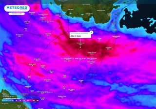 Formação de ciclone na altura do Rio Grande do Sul continua sustentando chuvas intensas entre sexta e sábado
