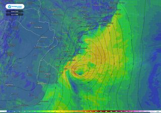 Formação de ciclone traz intensa mudança do tempo para a Região Sul