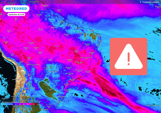 Formação de ciclone traz risco de chuvas extremas de 100 a 200 mm em 11 estados; saiba quais e quando