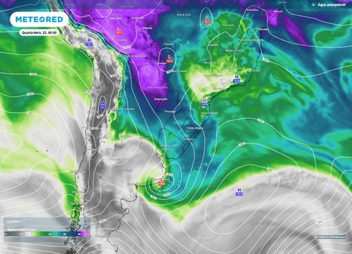 Forma&ccedil;&atilde;o de frente fria impacta o Brasil no in&iacute;cio desta semana; saiba o que esperar
