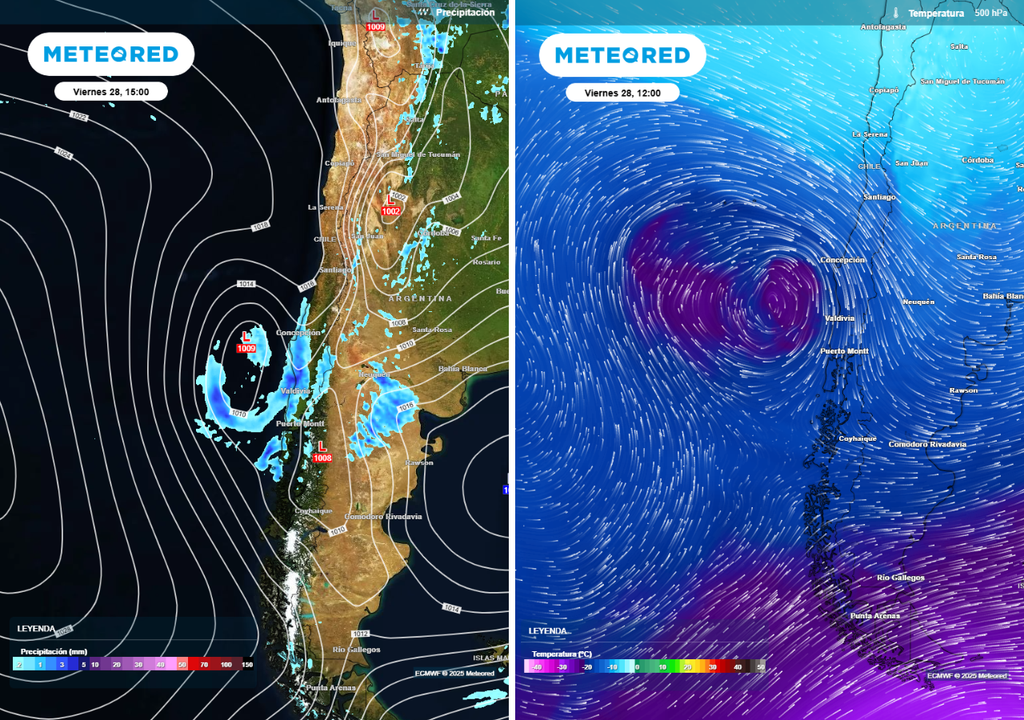 ciclón extratropical y baja segregada ciclón extratropical y baja segregada