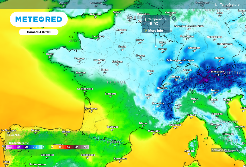 De fortes gelées attendues samedi matin !