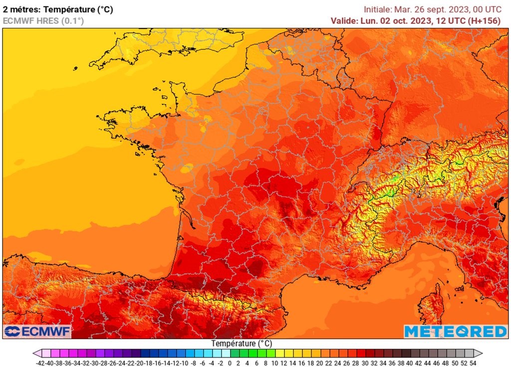 Fortes chaleurs pour le début de semaine prochaine sur les trois quarts de la France. Fortes chaleurs pour le début de semaine prochaine sur les trois quarts de la France.