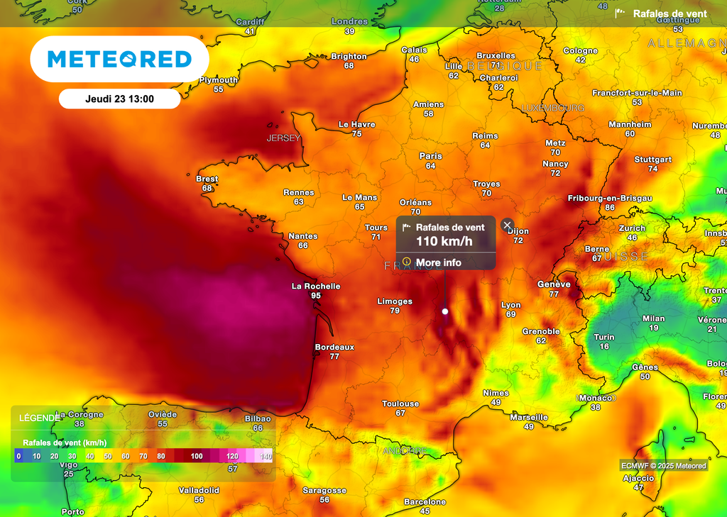 Risque de tempête ce jeudi en France. Risque de tempête ce jeudi en France.