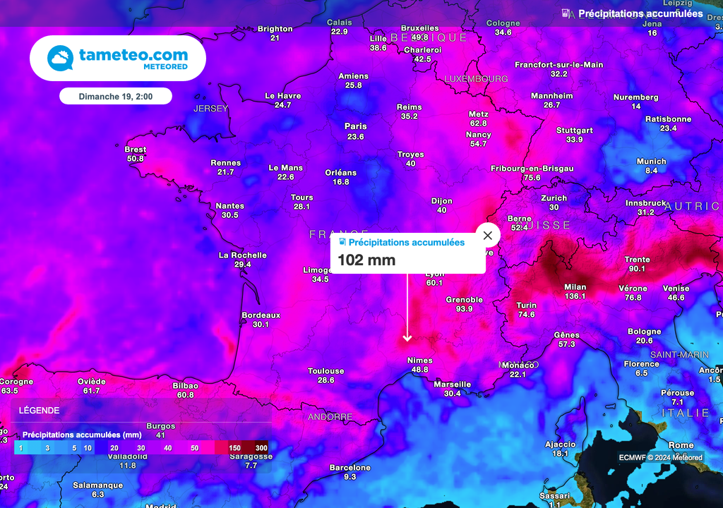 Météo arrosée cette semaine !