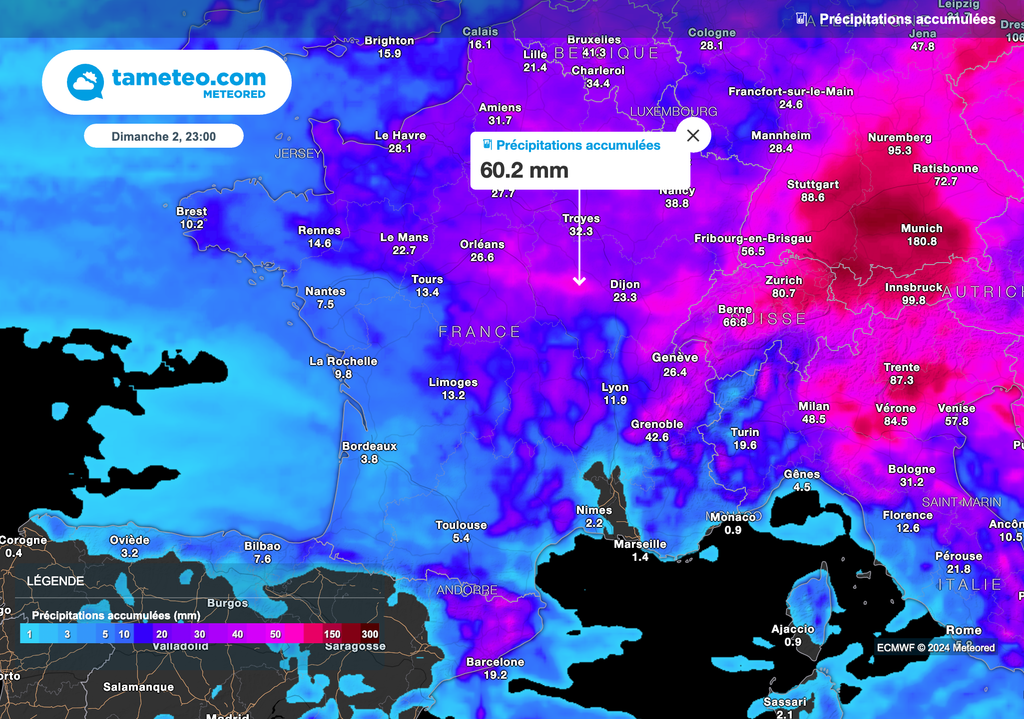 Des pluies parfois importantes d'ici la fin de semaine sur le nord de la France ! Des pluies parfois importantes d'ici la fin de semaine sur le nord de la France !