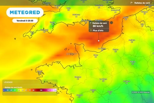 Fortes rafales de vent et intensification des pluies &agrave; partir de 18 heures. 11 d&eacute;partements en vigilance jaune en France