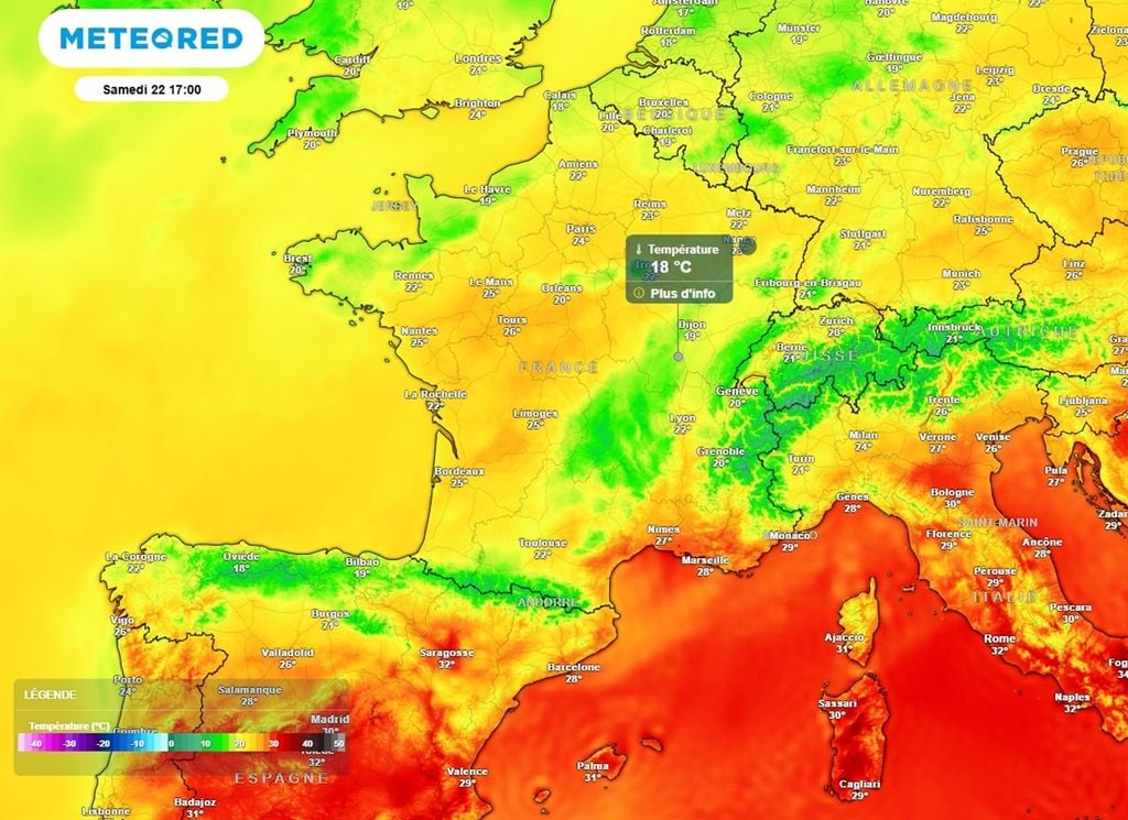 Ce week-end, les maximales auront parfois du mal à atteindre la barre des 20°C sous abri. Ce week-end, les maximales auront parfois du mal à atteindre la barre des 20°C sous abri.
