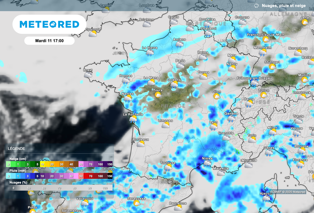 Des orages parfois forts prévus cet après-midi dans le sud-est de la France ! Des orages parfois forts prévus cet après-midi dans le sud-est de la France !