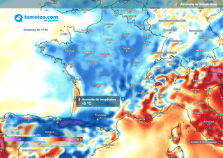 France : forte baisse des températures attendue ces prochaines heures. Vont-elles remonter ? À partir de quand ?