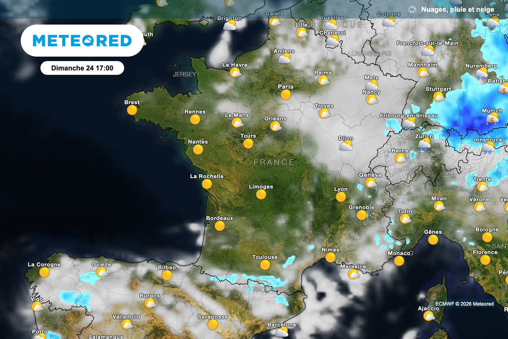Risque orageux finalement très limité ce week-end.