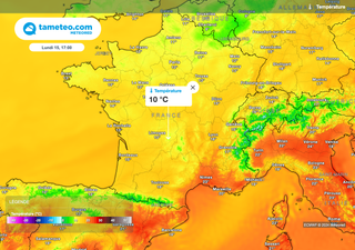 France : le pic de chaleur se confirme pour le week-end avant une brutale descente d'air polaire la semaine prochaine 