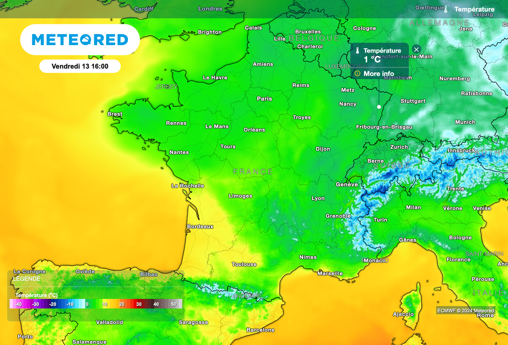 Températures toujours froides ce vendredi sur le nord de la France.