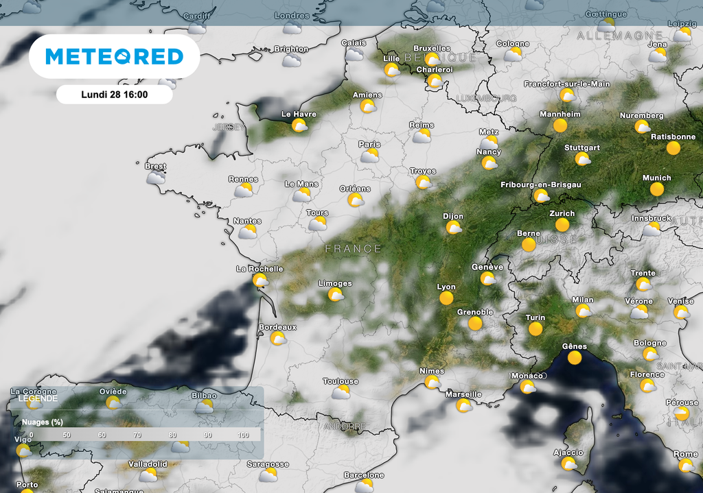 Les grisailles matinales devraient persister cet après-midi sur la plupart des régions.