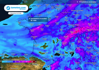 France : nos cartes confirment l'arrivée de pluies au cours des prochaines heures ! Quelles régions seront touchées ?
