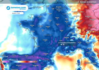 France : nos cartes confirment la chute des températures au cours des 48 prochaines heures ! À quoi faut-il s'attendre ?